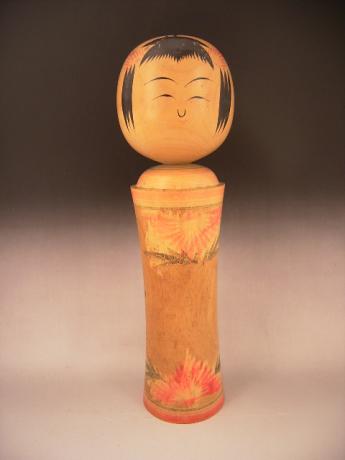 JAPANESE 20TH CENTURY LARGE ARTIST SIGNED KOKESHI DOLL<br><font color=red><b>SOLD</b></font>