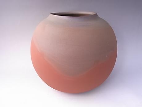 JAPANESE LATE 20TH CENTURY MUMYOI WARE VASE BY LNT ITO SEKISUI<br><font color=red><b>SOLD</b></font>