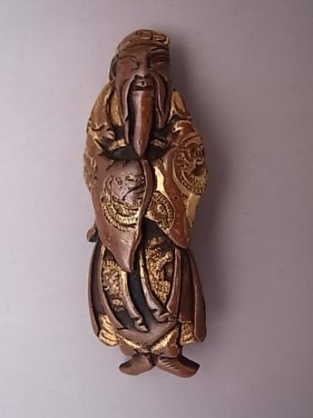 JAPANESE CIRCA 1900 MAEKANAGU OF CHINESE FIGURE