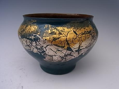JAPANESE 20TH CENTURY CLOISONNE VASE BY TANAKA TERUKAZU<br><font color=red><b>SOLD</b></font>