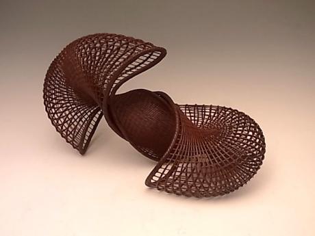 JAPANESE 21ST CENTURY BAMBOO BASKET BY HONDA SYORYU