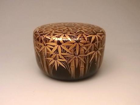 JAPANESE LACQUER TEA CADDY<br><font color=red><b>SOLD</b></font> 
