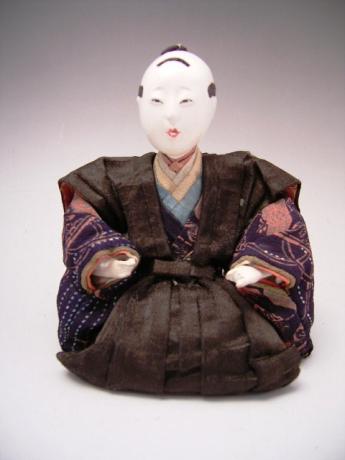 JAPANESE EDO PERIOD MUSICIAN DOLL<br><font color=red><b>SOLD</b></font>