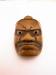 WOODEN CARVED MASK NETSUKE