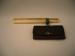 JAPANESE MEIJI PERIOD LEATHER TOBACCO POUCH AND IVORY KISERUZUTSU PIPE CASE