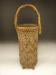 JAPANESE EARLY 20TH CENTURY BAMBOO FLOWER BASKET WITH BAMBOO HANDLE