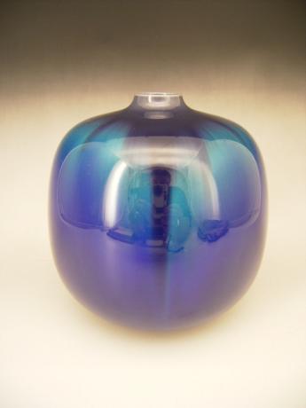 JAPANESE 20TH CENTURY VASE BY LNT ARTIST TOKUDA YASOKICHI III<br><font color=red><b>SOLD</b></font>