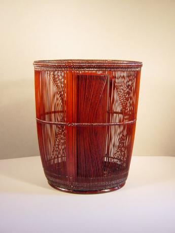 BAMBOO FLOWER BASKET (was Living National Treasure)<br><font color=red><b>SOLD</b></font>