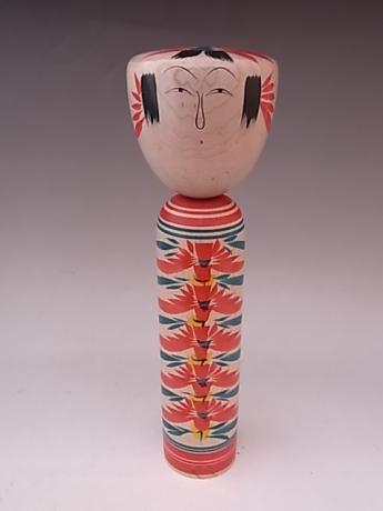 JAPANESE 20TH CENTURY MEDIUM LARGE WOODEN KOKESHI<br><font color=red><b>SOLD</b></font>