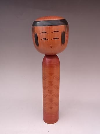 JAPANESE 20TH CENTURY MEDIUM LARGE WOODEN KOKESHI<br><font color=red><b>SOLD</b></font>