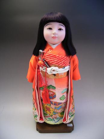 JAPANESE 20TH CENTURY ICHIMATSU DOLL<br><font color=red><b>SOLD</b></font>