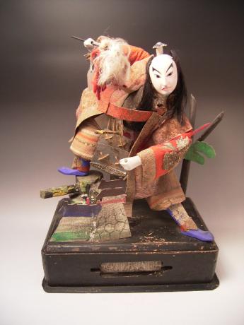 JAPANESE LATE EDO - EARLY MEIJI PERIOD TAKEDA DOLL<br><font color=red><b>SOLD</b></font>