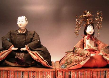JAPANESE LATE EDO PERIOD HINA DOLL SET<br><font color=red><b>SOLD</b></font>