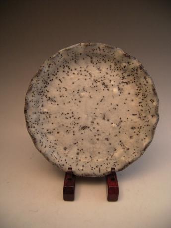 JAPANESE E.-MID 20TH CENTURY NEZUMI SHINO WARE DISH<br><font color=red><b>SOLD</b></font>