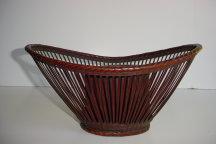 BAMBOO FLOWER BASKET<br><font color=red><b>SOLD</b></font>