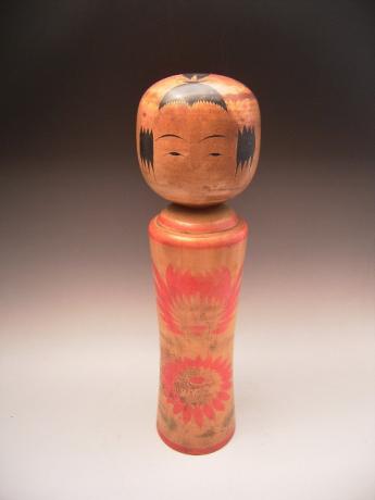 JAPANESE MID 20TH CENTURY EXTRA LARGE ARTIST SIGNED KOKESHI DOLL<br><font color=red><b>SOLD</b></font>