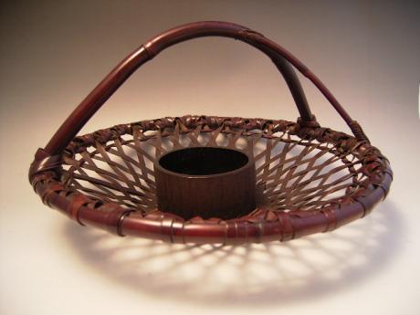 JAPANESE BASKET BY BASKET MASTER MAKER WADA WAICHISAI<br><font color=red><b>SOLD</b></font>