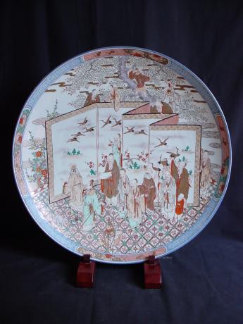 EARLY 19TH CENTURY LARGE IMARI CHARGER<br><font color=red><b>SOLD</b></font>