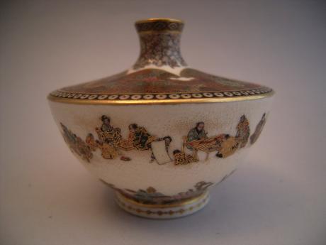 JAPANESE MEIJI PERIOD YABU MEIZAN MINIATURE VASE<br><font color=red><b>SOLD</b></font>