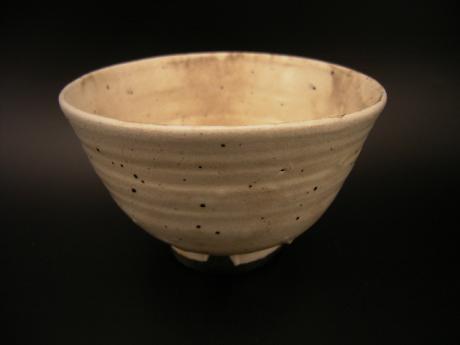 JAPANESE MID 20TH CENTURY TEA BOWL BY NAKAMURA BAIZAN<br><font color=red><b>SOLD</b></font>